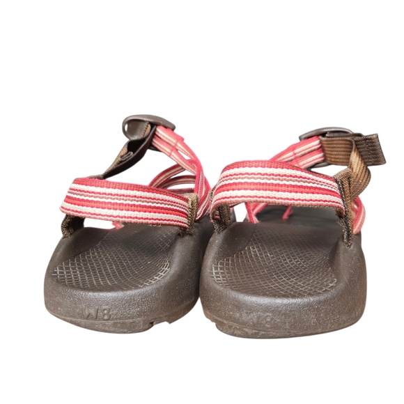 Chaco Womens ZX Pink Brown Striped Double Strap Outdoor Hiking Camping Sandals 8 - Picture 7 of 11